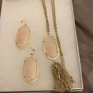 Kendra Scott Rayne necklace and earring set